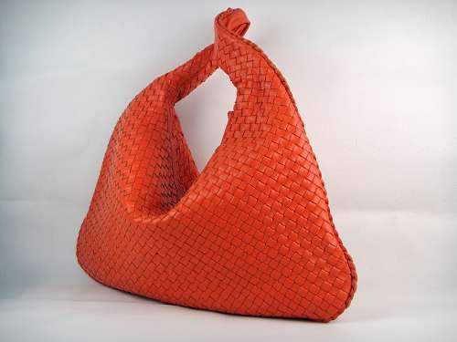 Bottega Veneta Nappa Hobo Lambskin Bag 5091 Orange